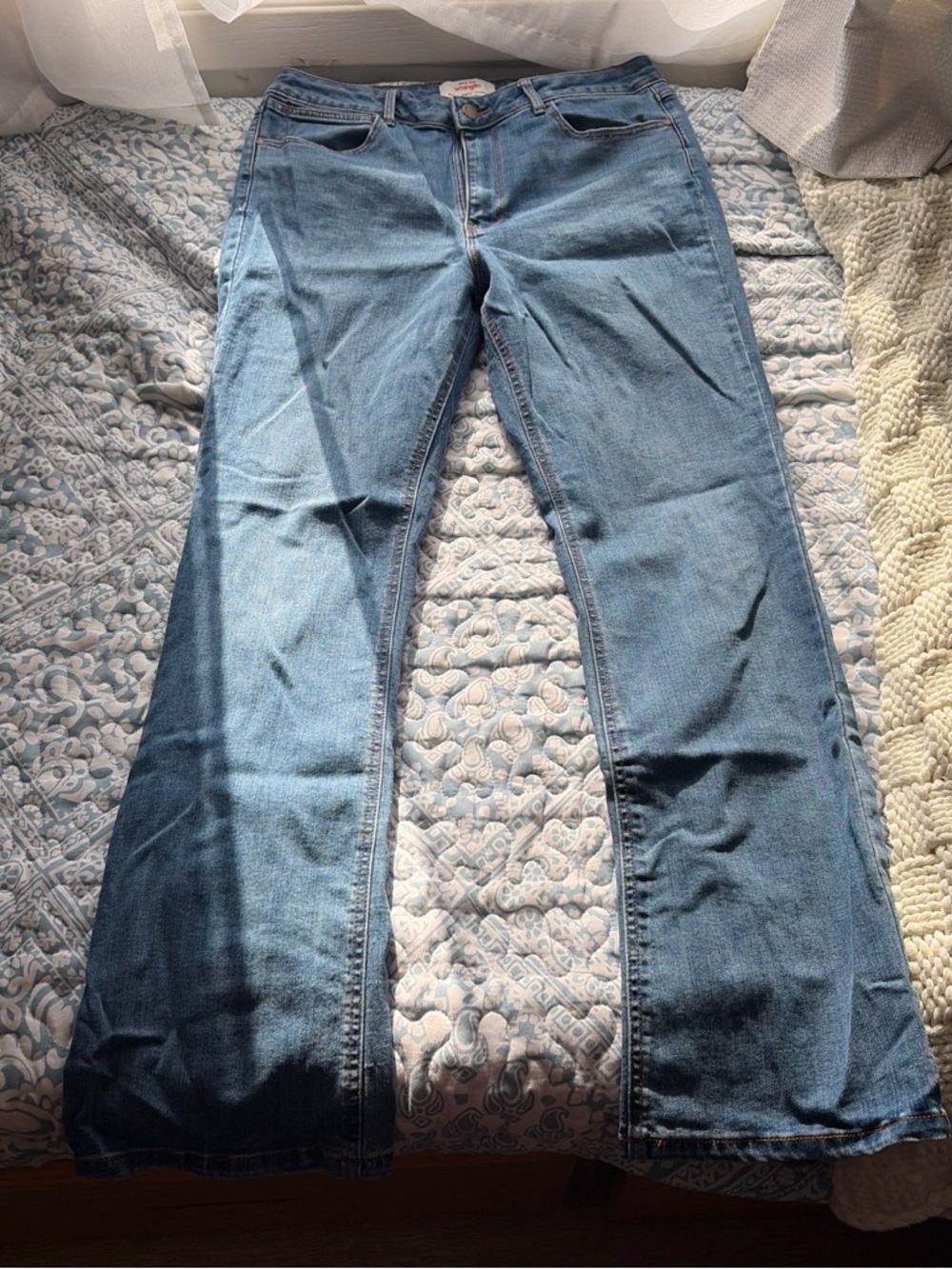 Wrangler Women's Light Blue Flared Jeans